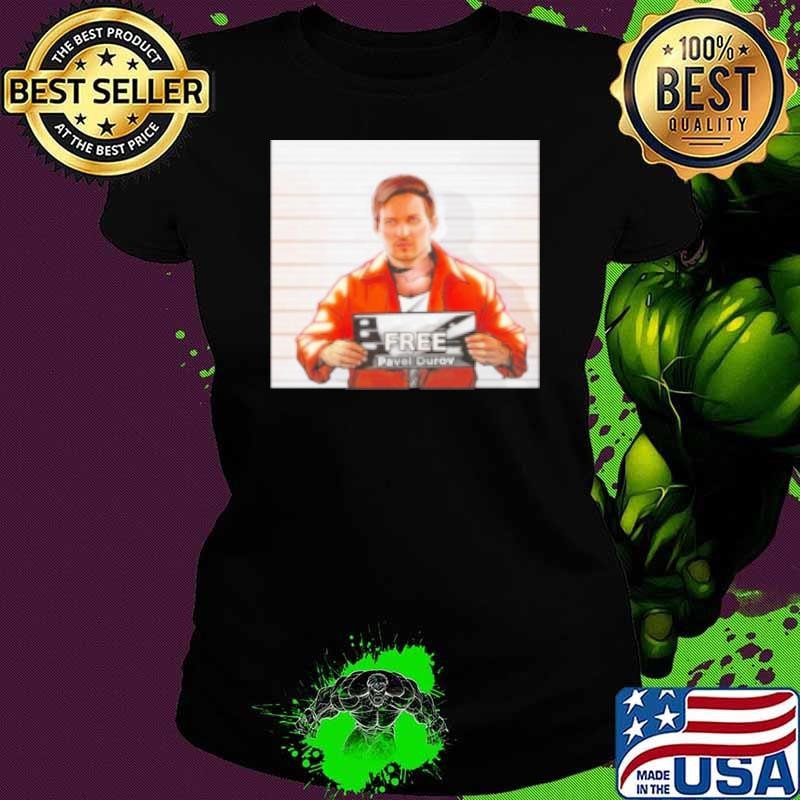 Free Pavel Durov Mugshot Cartoon Shirt