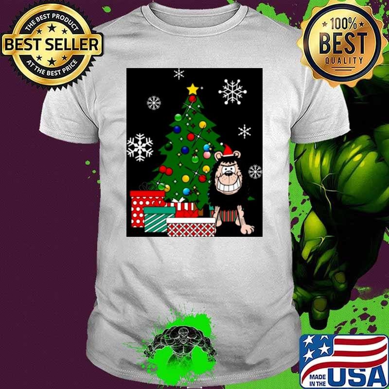 Gnasher Around The Christmas Tree Dennis the Menace shirt