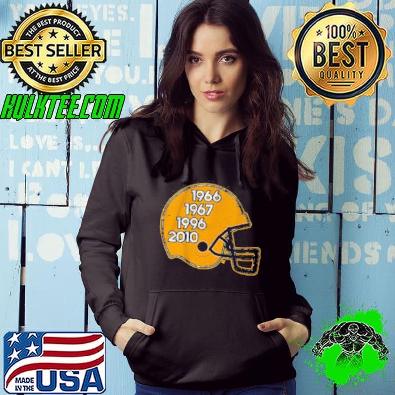 Green Bay Football Glory Years Helmet Shirt