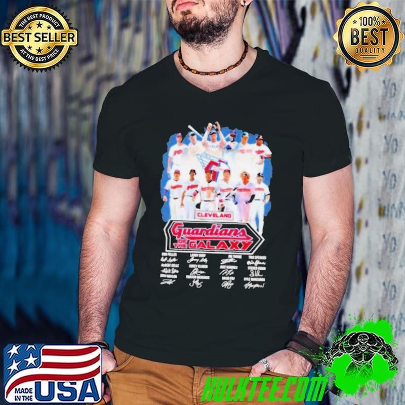 Guardians Of The Galaxy Cleveland Guardians Signatures Guys V Neck