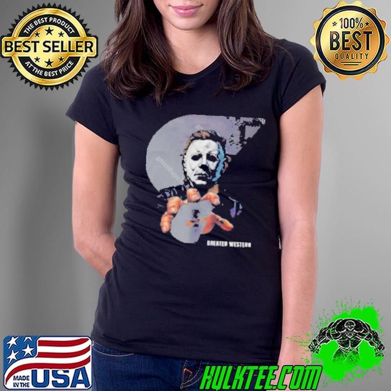 Gws Giants Football Club Afl Halloween Michael Myers Ladies Tee
