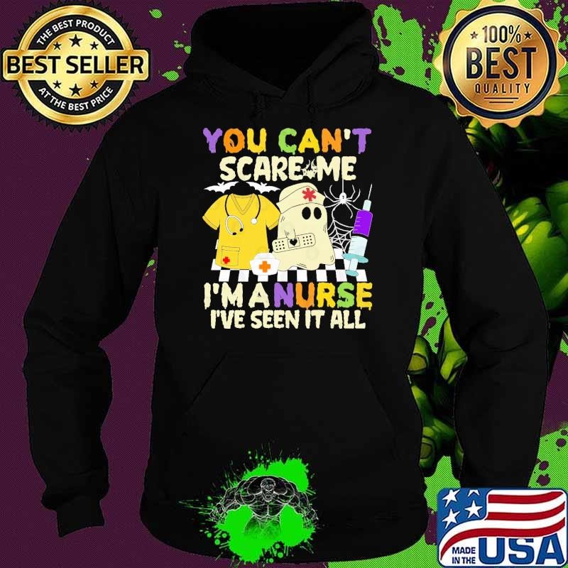 Halloween Nurse you can't scare me i'm a nurse T-Shirt