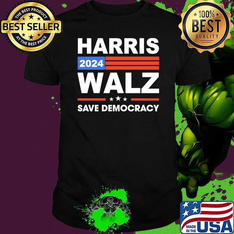 Harris Walz 2024 Save Democracy Madam president Unisex