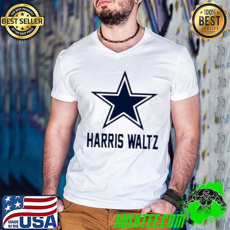 Harris Walz Dallas Star Cowboys Guys V Neck