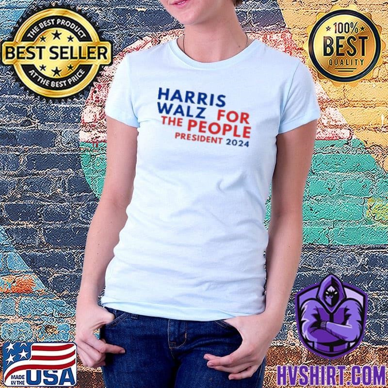 Harris Walz for the People President 2024 Ladies tee