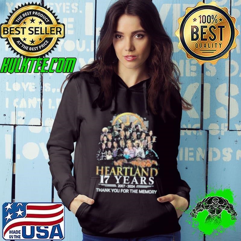 Heartland 17 Years 2007 2024 Thank You For The Memories Shirt