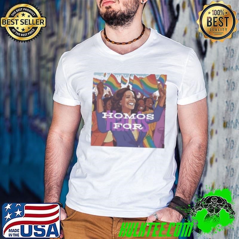 Homos For Harris Gays For Kamala Harris US Presidential Election Guys V Neck