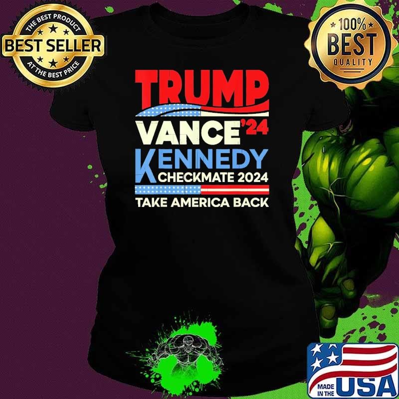 I'm Voting For Trump And Kennedy 2024 make america back usa T-Shirt