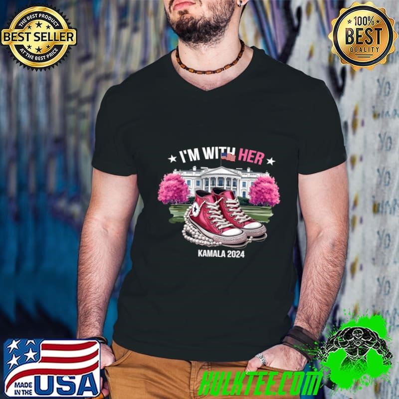 I'm With Her Kamala Vote For 2024 President White House T-Shirt