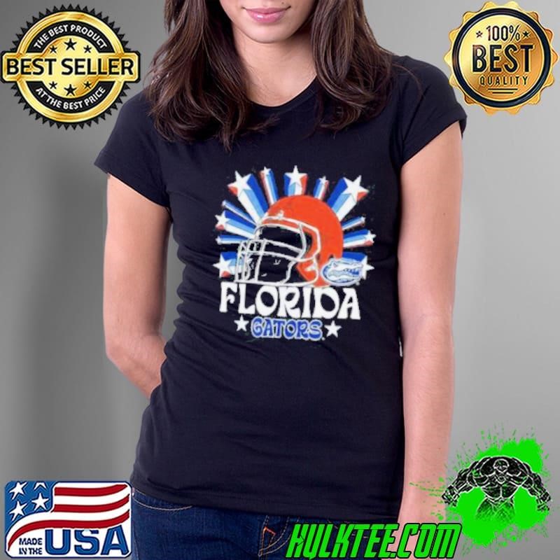 Image One Men’s Florida Gators Grey Helmet Star Ladies Tee
