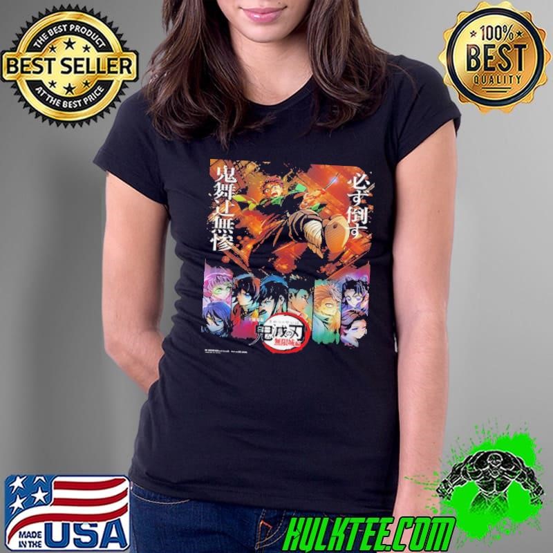 Infinity Castle Arc Film Trilogy Kimetsu No Yaiba Demon Slayer Ladies Tee