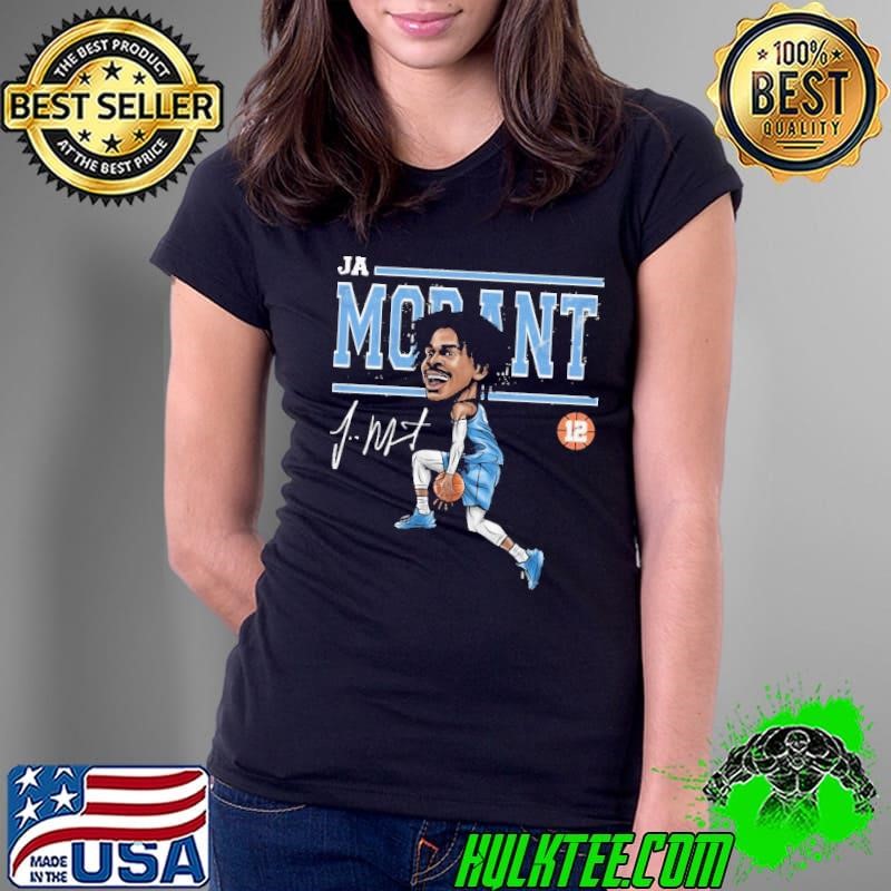 Ja Morant Memphis Cartoon Signature American professional basketball player T-Shirt