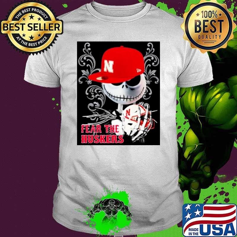 Jack Skellington Fear The Nebraska Huskers shirt