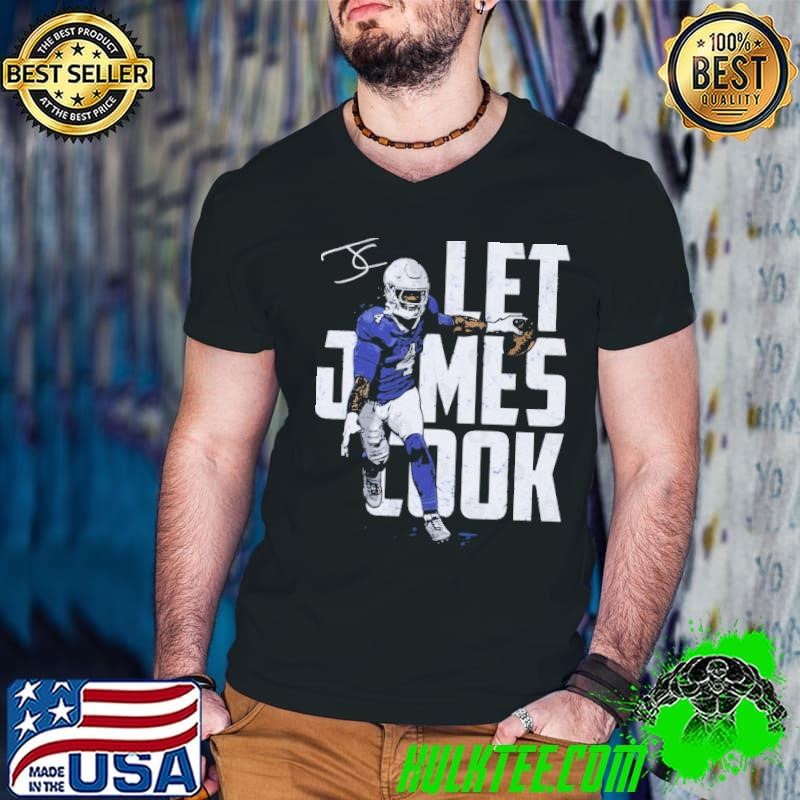James Cook Buffalo Let James Cook American football running back T-Shirt
