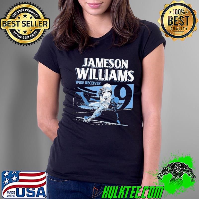 Jameson Williams Detroit Player Name Wide Receiver Ladies Tee