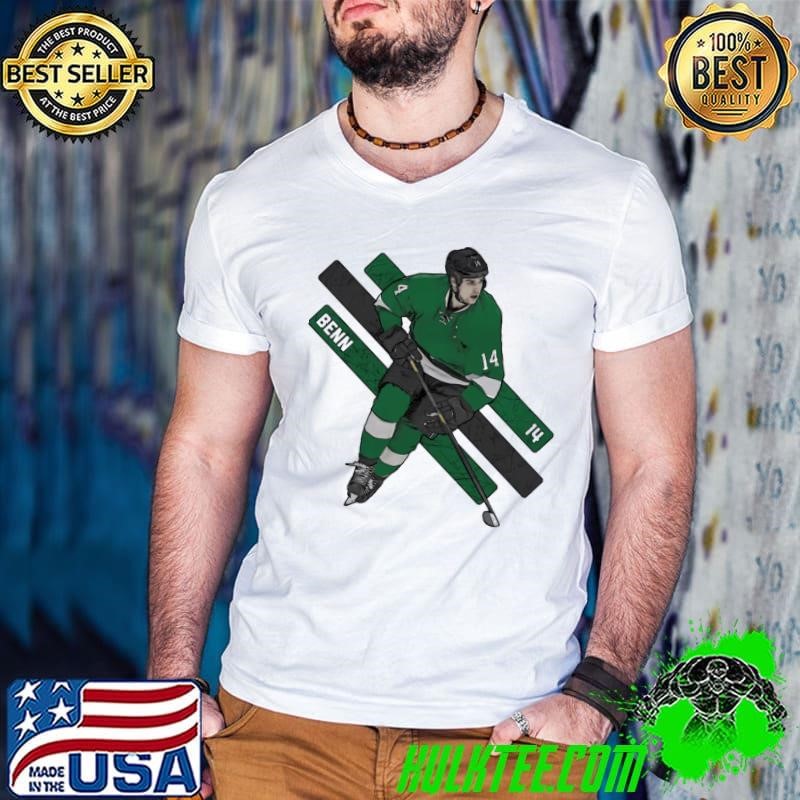 Jamie benn stripes Canadian professional ice hockey winger T-Shirt