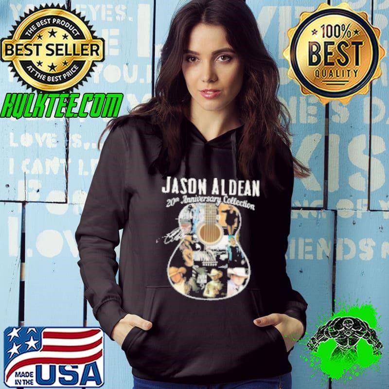 Jason Aldean 20Th Anniversary Collection Guitar Signatures Shirt