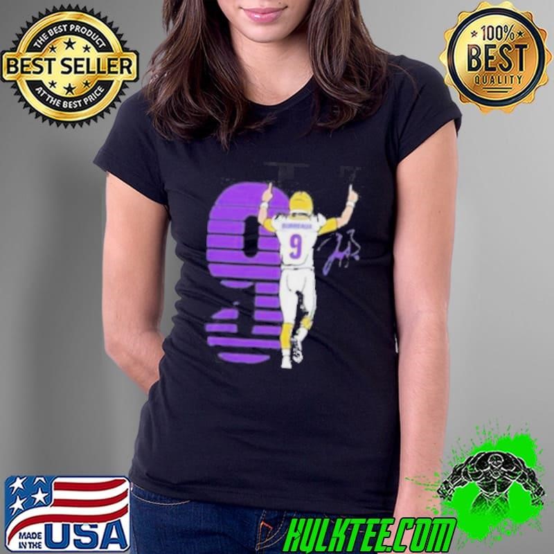 Joe Burrow 9 where I’m from bengals signature Ladies Tee