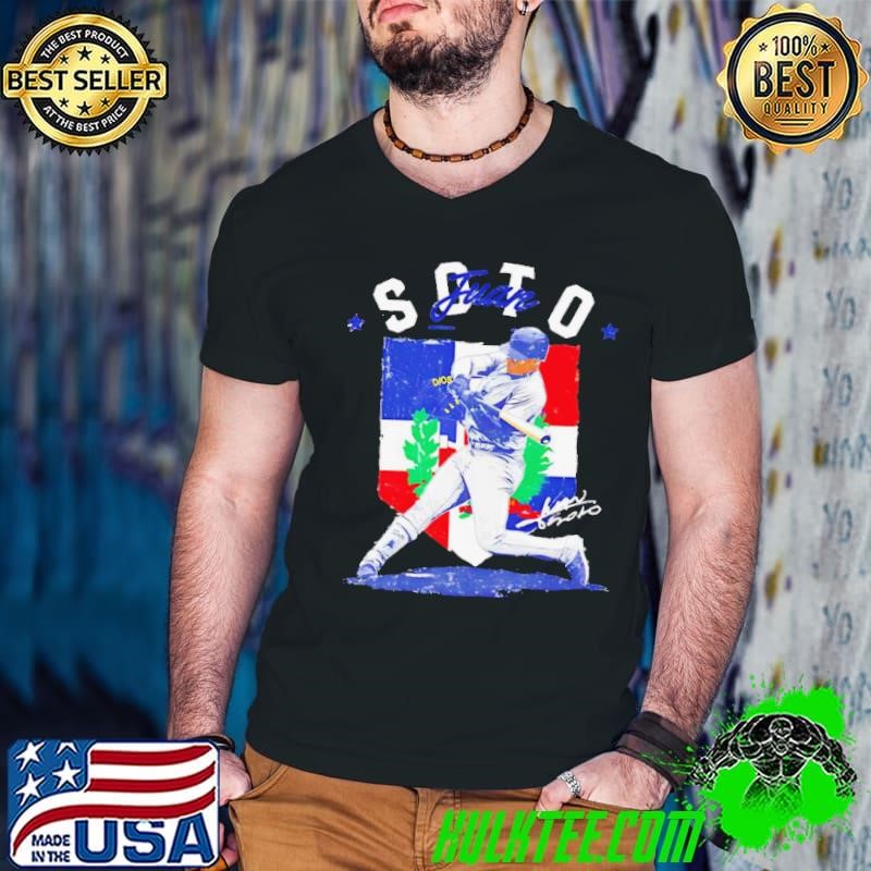 Juan Soto New York Yankees Country flag signature shirt