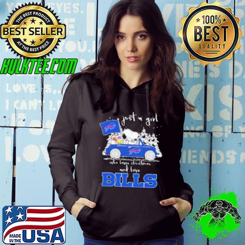 Just A Girl Who Lover Christmas And Love Bills Shirt
