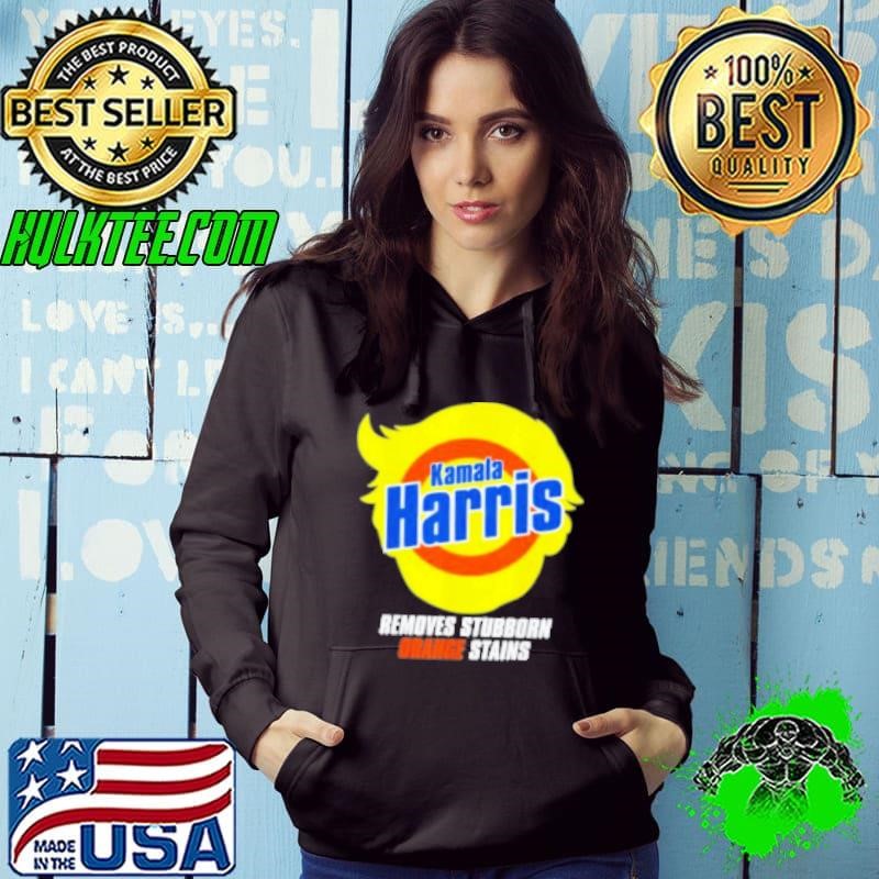 Kamala Harris 2024 Removes Stubborn Orange Stains Vote Harris And Blue Trump Head Shirt