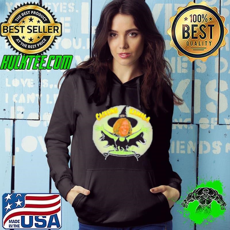 Kamala Harris Cackling Kamala Witch Hoodie