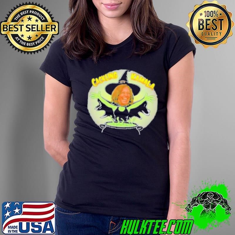 Kamala Harris Cackling Kamala Witch Ladies Tee