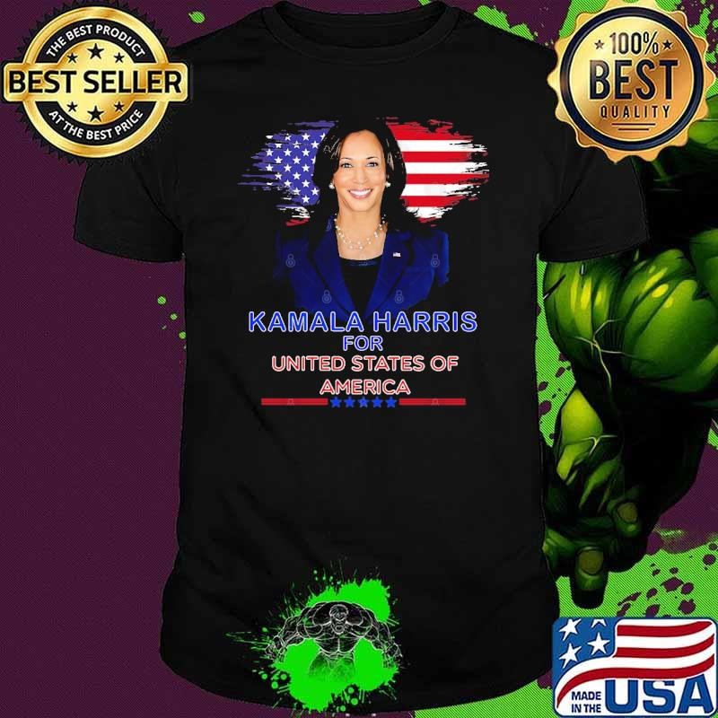 Kamala Harris For United States Stars President Usa flag 2024 Unisex