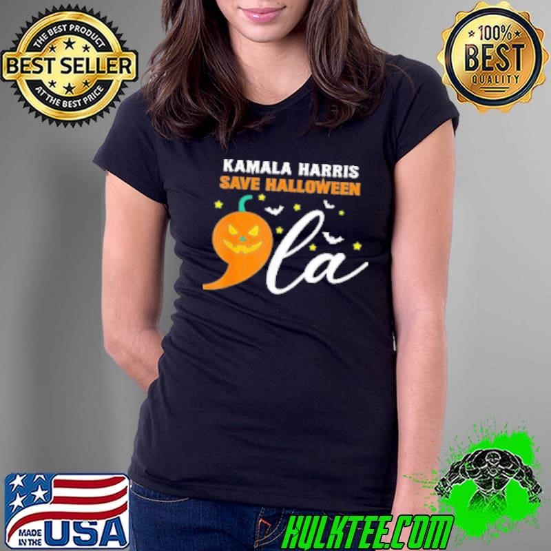 Kamala Harris Save Halloween 2024 Ladies Tee