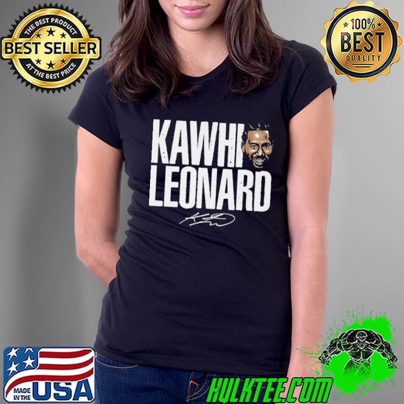 Kawhi Leonard Los Angeles C Stacked Signature Ladies Tee