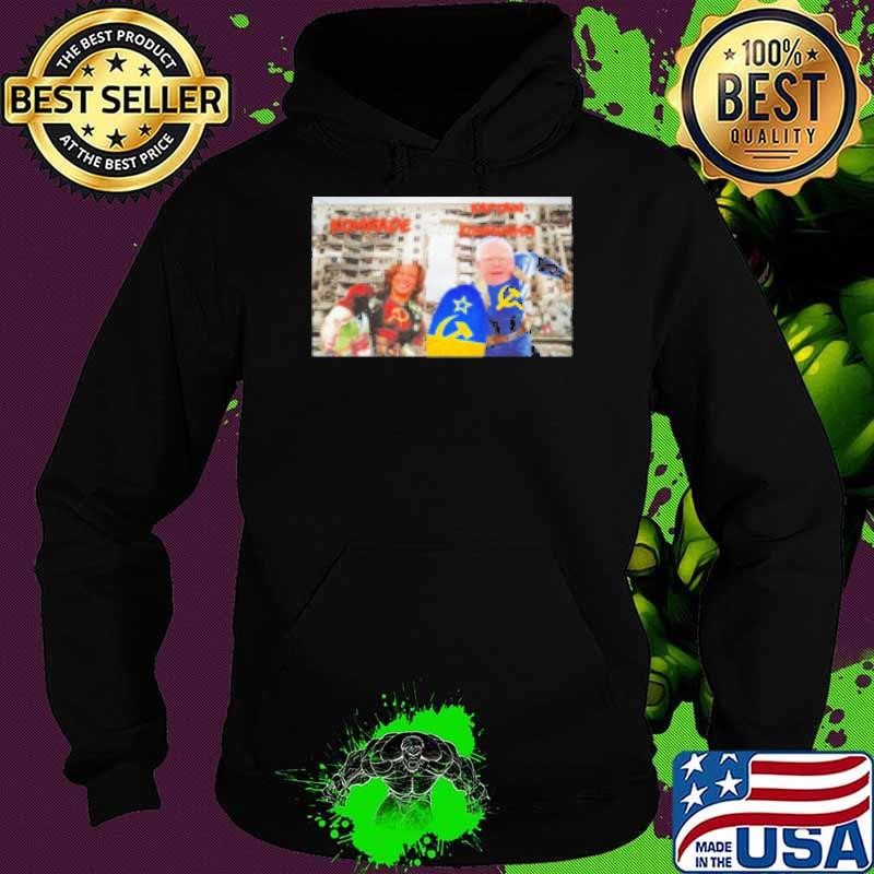 Komrade And Kaptain Kommunism Harris And Walz Hoodie