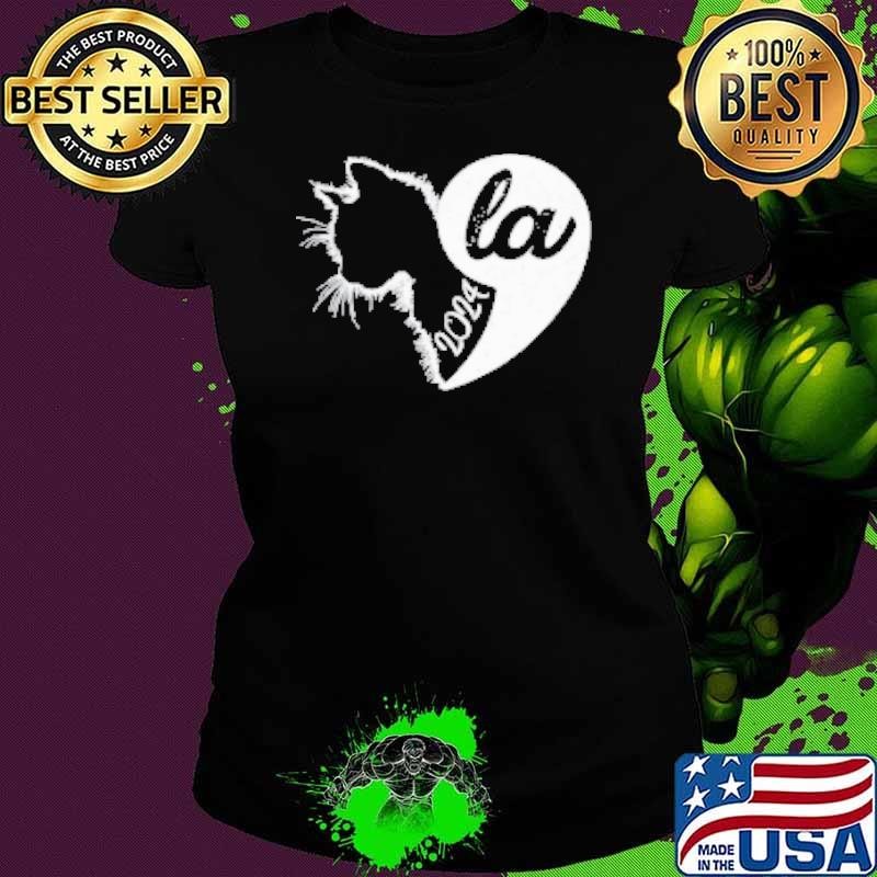 La Cat 2024 Heart Ladies tee