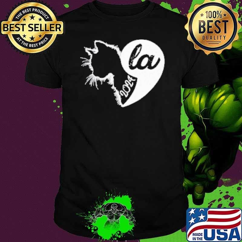 La Cat 2024 Heart Shirt