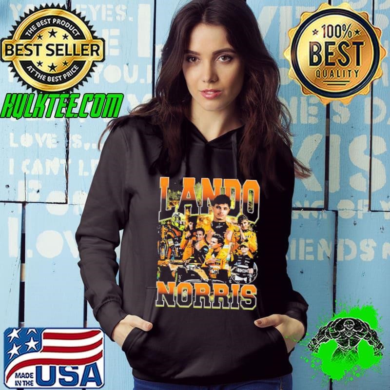 Lando Norris British and Belgian racing driver Retro Bootleg T-Shirt