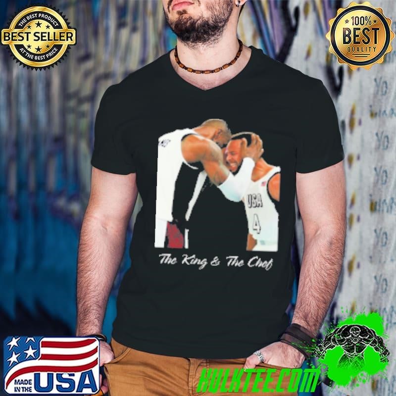 Lebron James Stephen Curry The King And The Chef Guys V Neck
