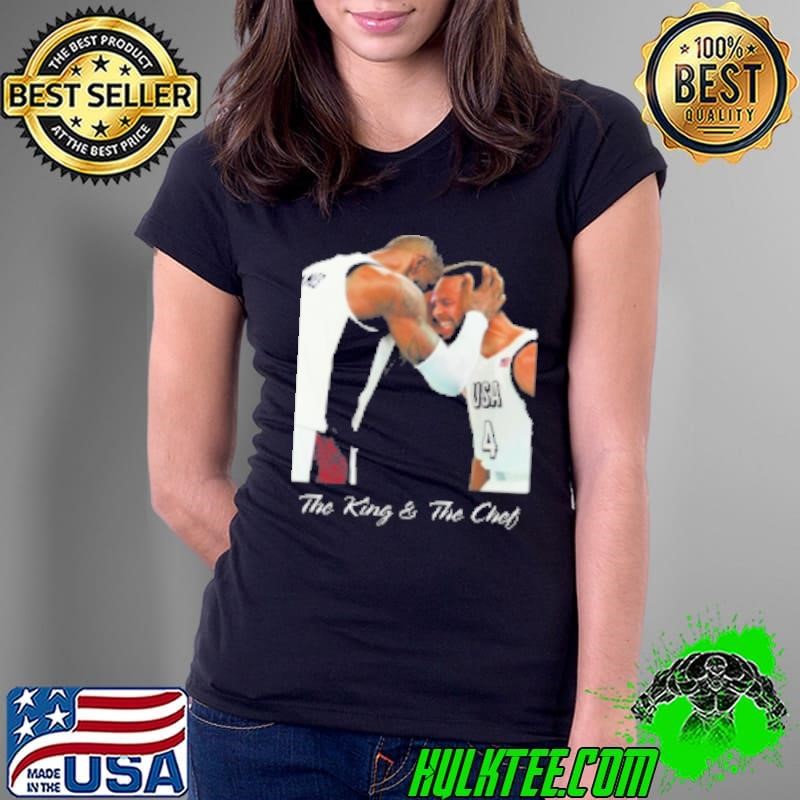 Lebron James Stephen Curry The King And The Chef Ladies Tee