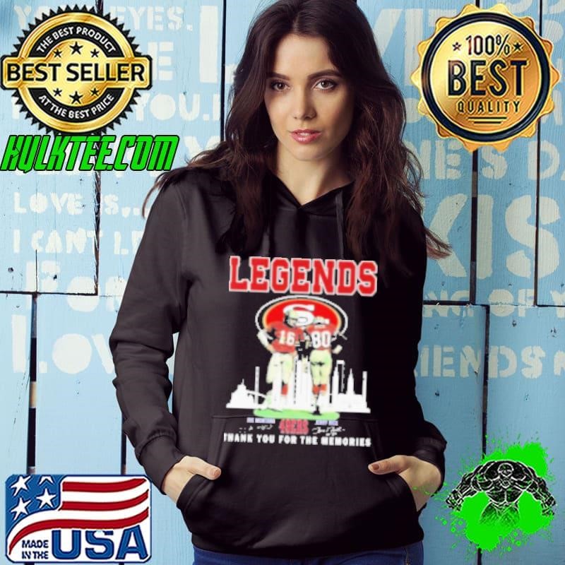 Legends The 49Ers Of San Francisco Thank You For The Memories Shirt