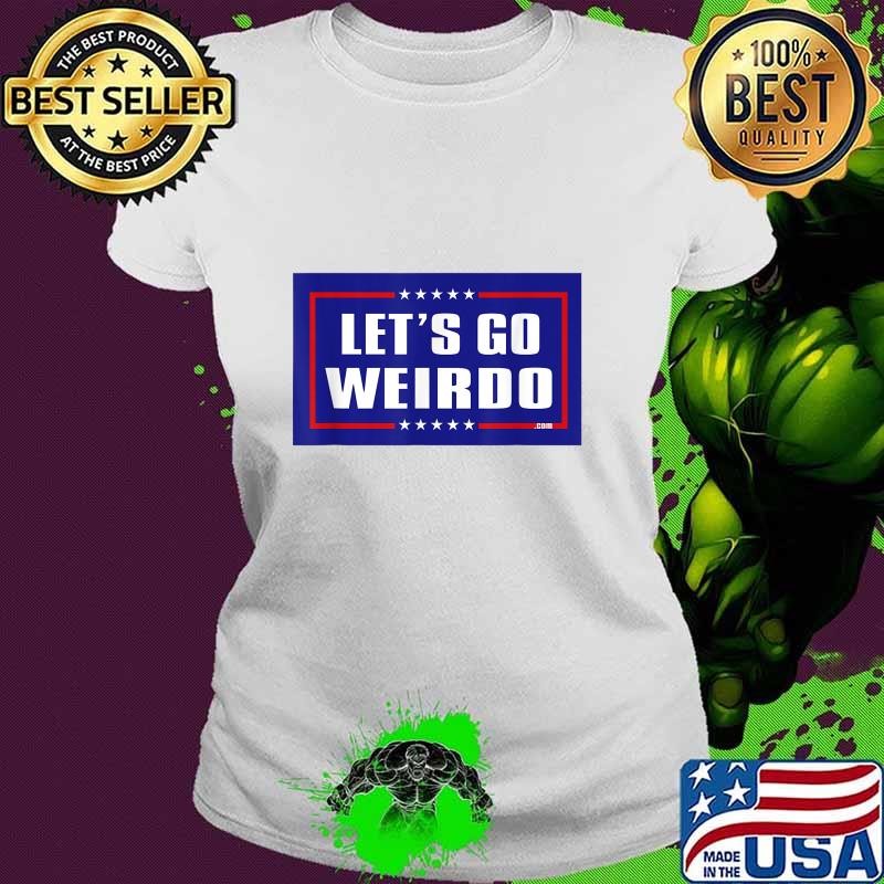 Let's Go Weirdo Stars Red Line Election 2024 T-Shirt