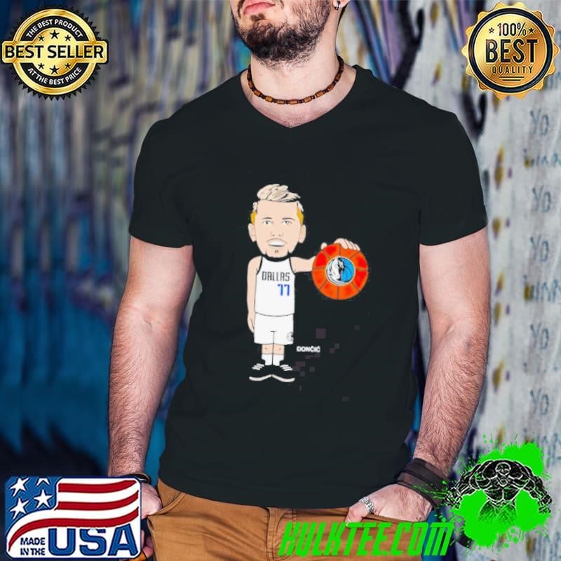 Luka Doncic Dallas Mavericks cartoon shirt