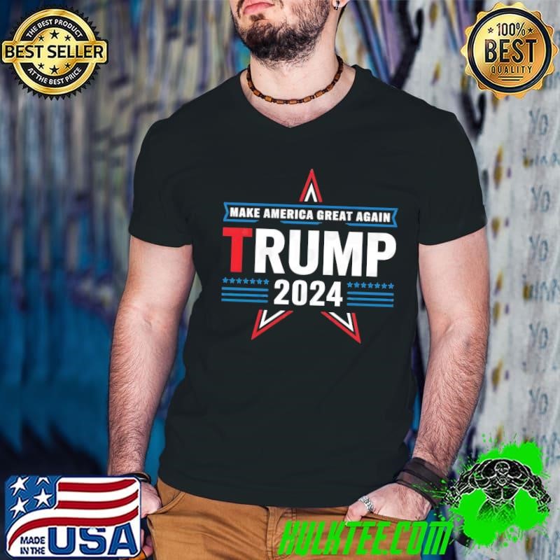 Make america great again trump 2024 stars T-Shirt