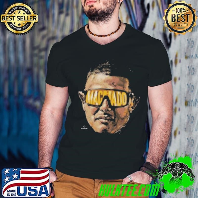 Manny Machado San Diego Sunglasses WHT Guys V Neck