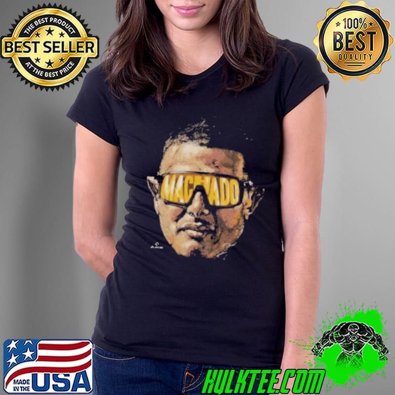 Manny Machado San Diego Sunglasses WHT Ladies Tee