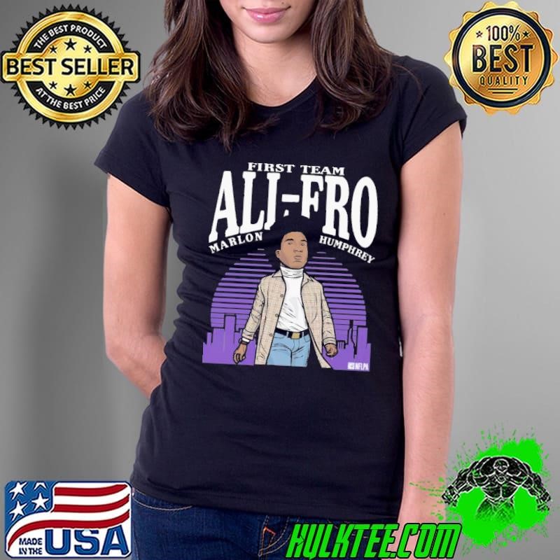 Marlon humphrey all fro toon American professional football cornerback Ladies Tee