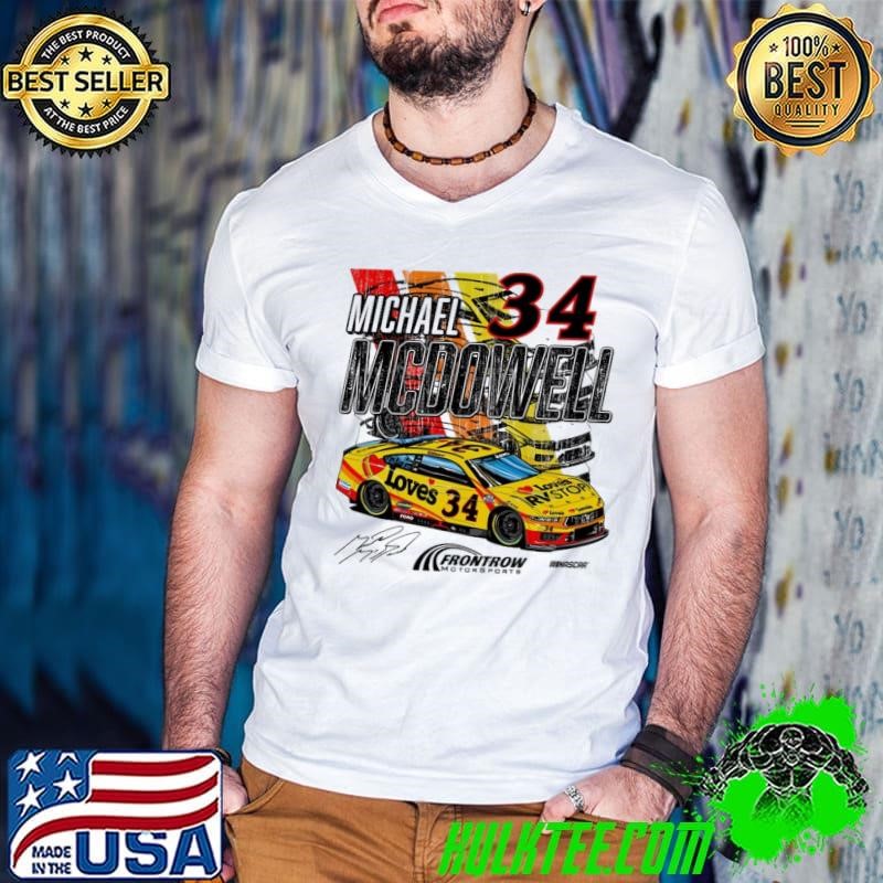 Michael Mcdowell White American professional stock car racing driver T-Shirt
