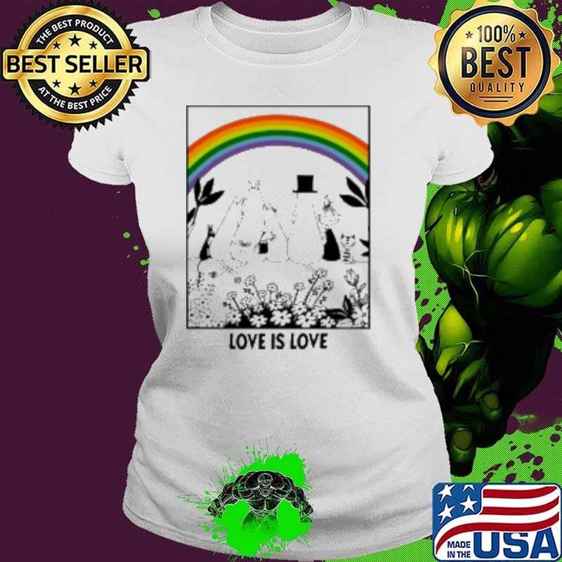 Moomin Pride Love Is Love Ladies tee