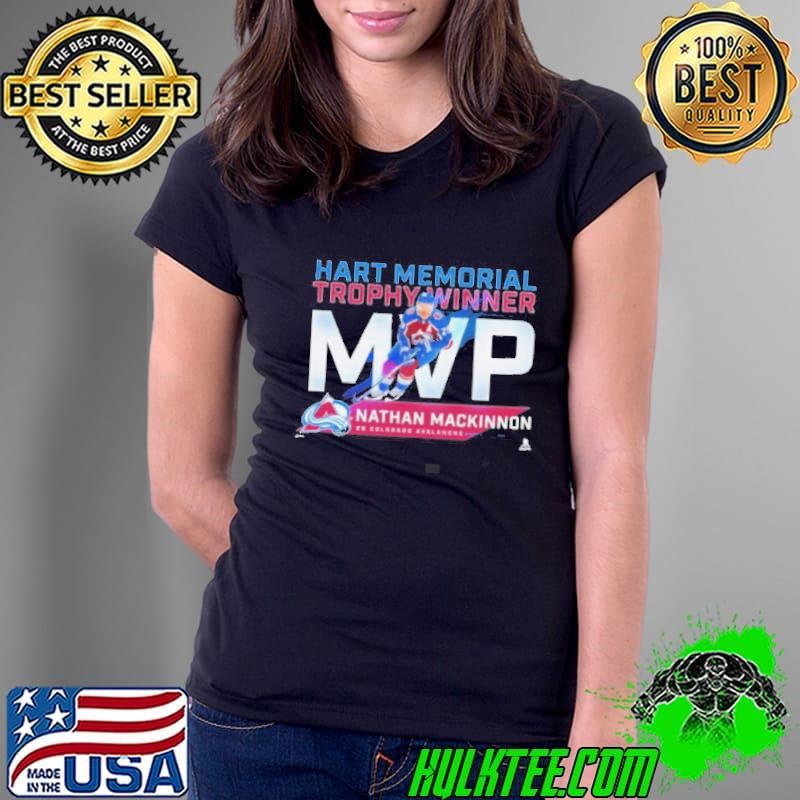 Nathan MacKinnon From Colorado Avalanche 2024 MVP Hart Memorial Trophy Winner Shirt