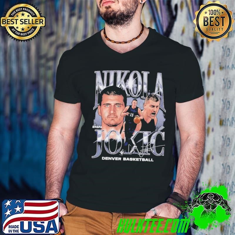 Nikola Jokic Serbian professional basketball player Denver Vintage T-Shirt