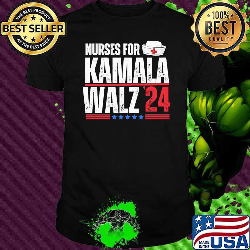 Nurses for kamala harris Walz 2024 election stars Unisex