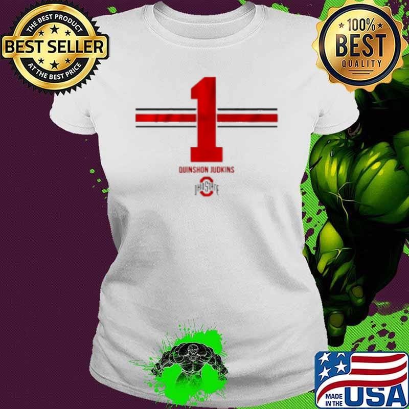 Ohio State Buckeyes Football Quinshon Judkins 1 Stripe Shirt