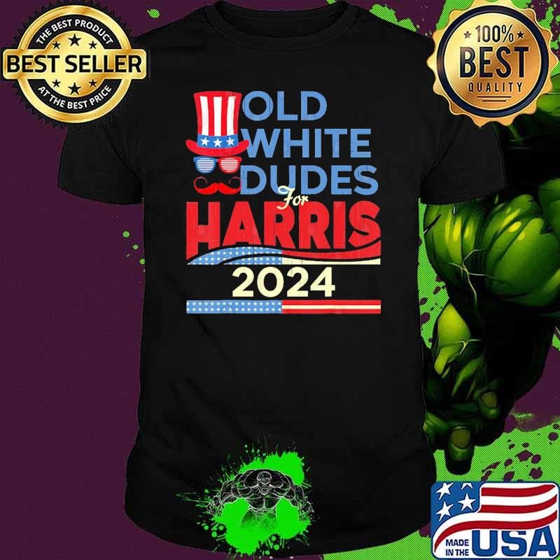 Old White Dude For Kamala Harris First Female President T-Shirt